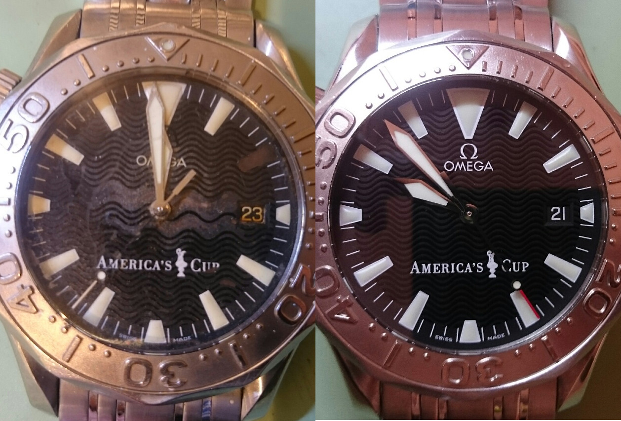 omega seamaster restoration